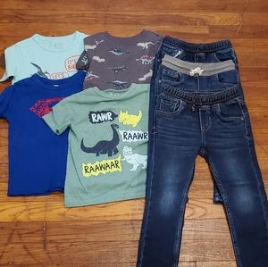 Toddler jeans/t-shirts bundle